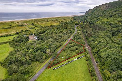 Plot extending to circa 0.8 acres with shed at Seacoast Road, Limavady